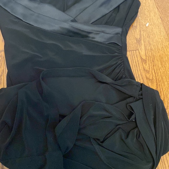 New Lauren Ralph Lauren Women Leonetta Little Black Cocktail Dress Size 4 6 - Picture 7 of 9